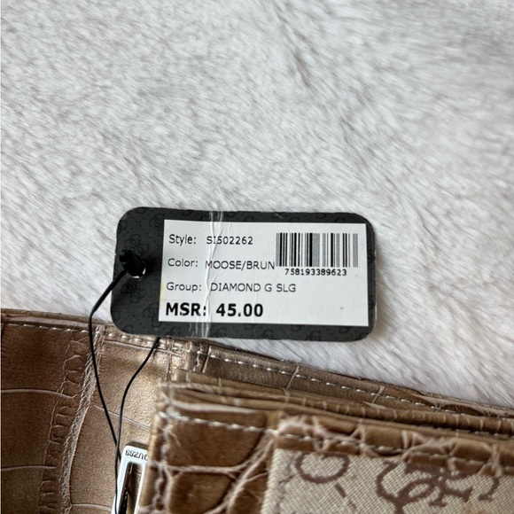 New Guess Wallet Tan and Brown Women's - Picture 8 of 12